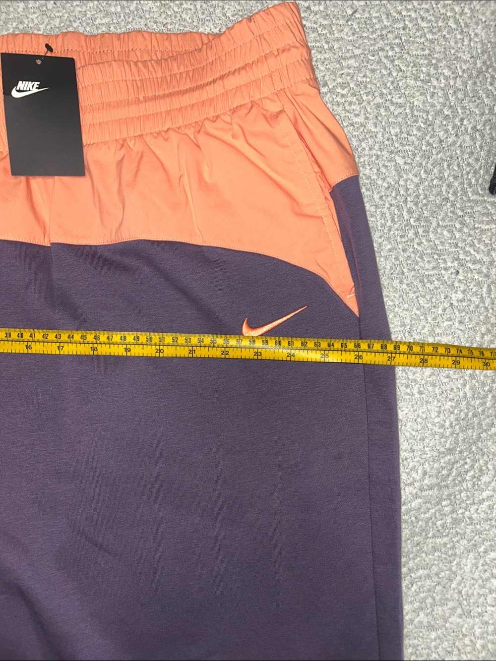 Nike Women's Purple and Orange Joggers - Picture 5 of 6